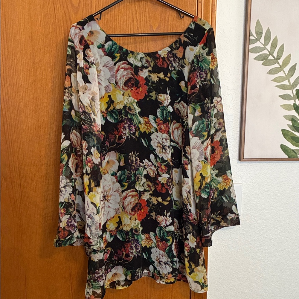 Floral Chiffon Dress
